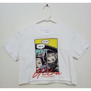 SUPER RARE Ultra Music Festival Women's Cropped tee Shirt EDM Rave Festival SZ S